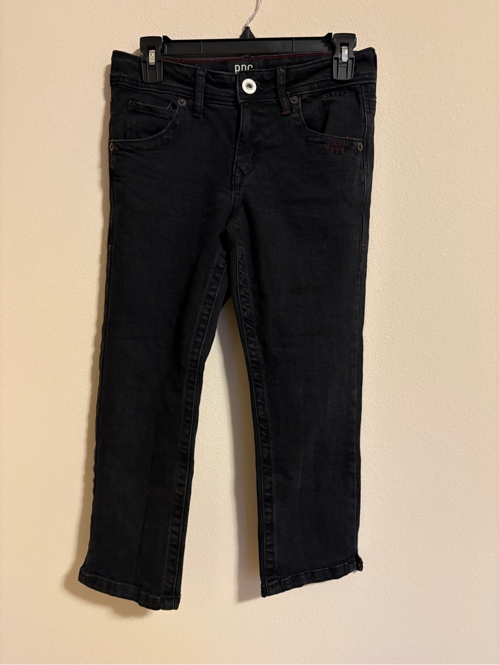 BDG Men's Slim Straight Jeans in Black